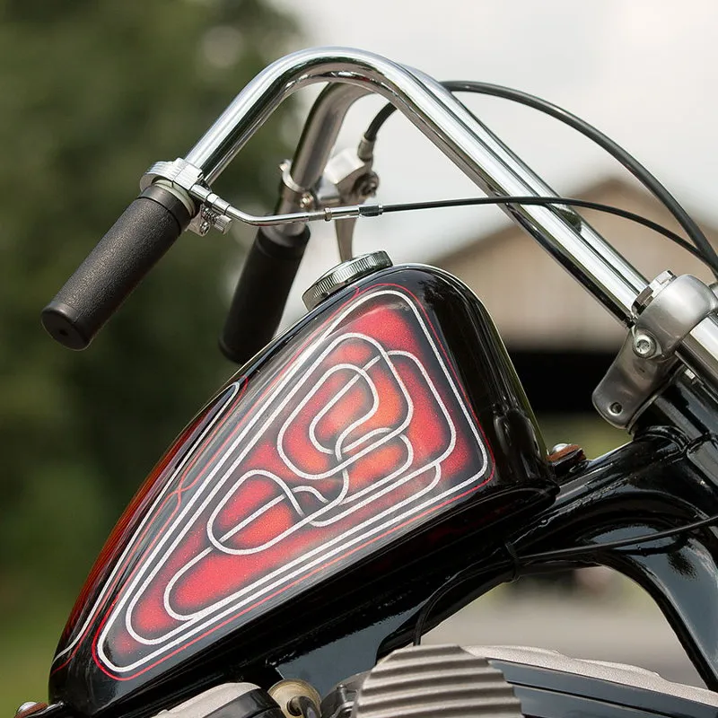 TC Bros. 1" Rabbit Ears Handlebars - Black Smooth