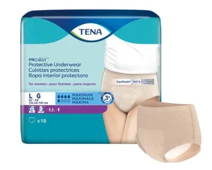 TENA® ProSkin™ Protective Incontinence Underwear for Women, Maximum Absorbency, Large