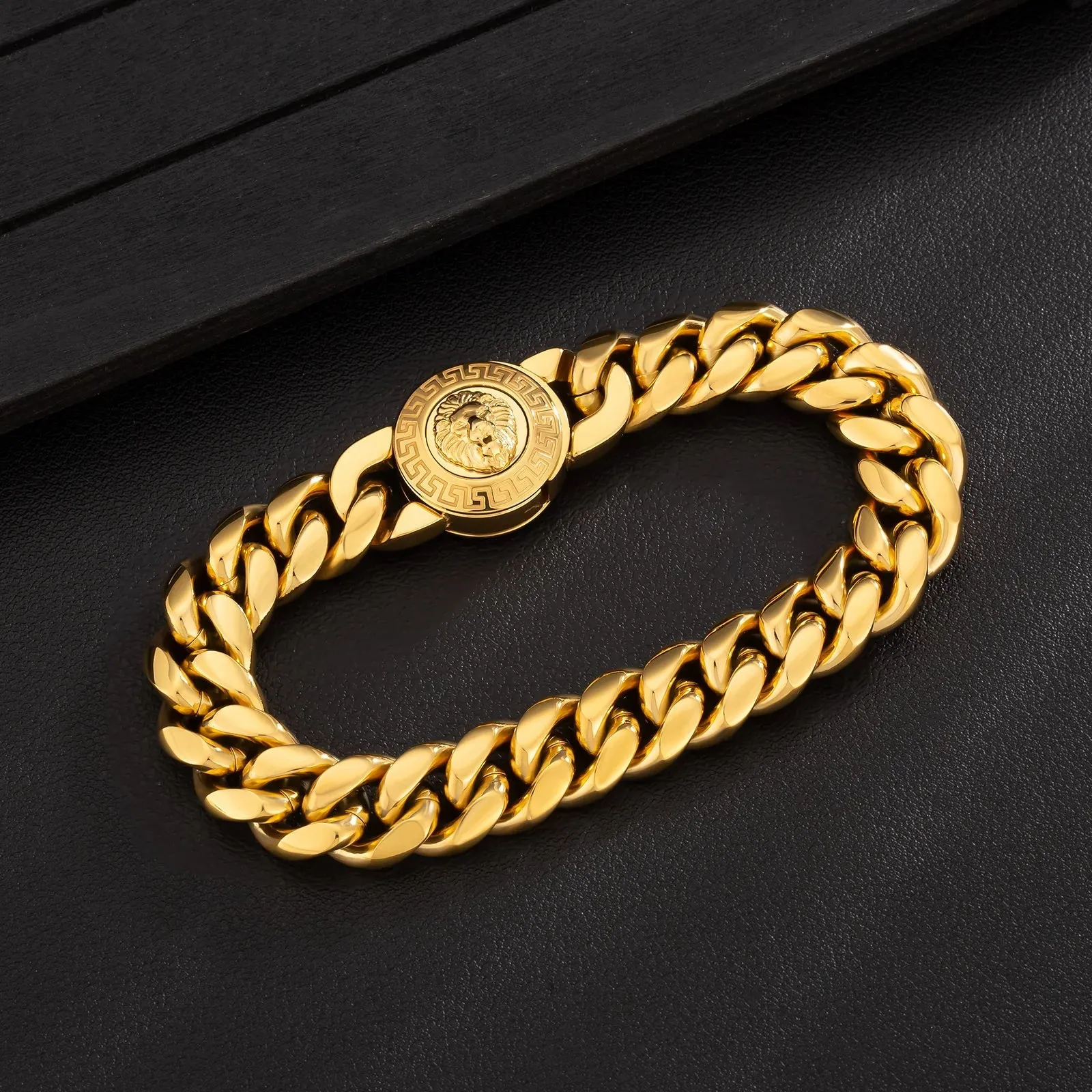 The King - 12mm Cuban Link Bracelet in 18K Gold Plated
