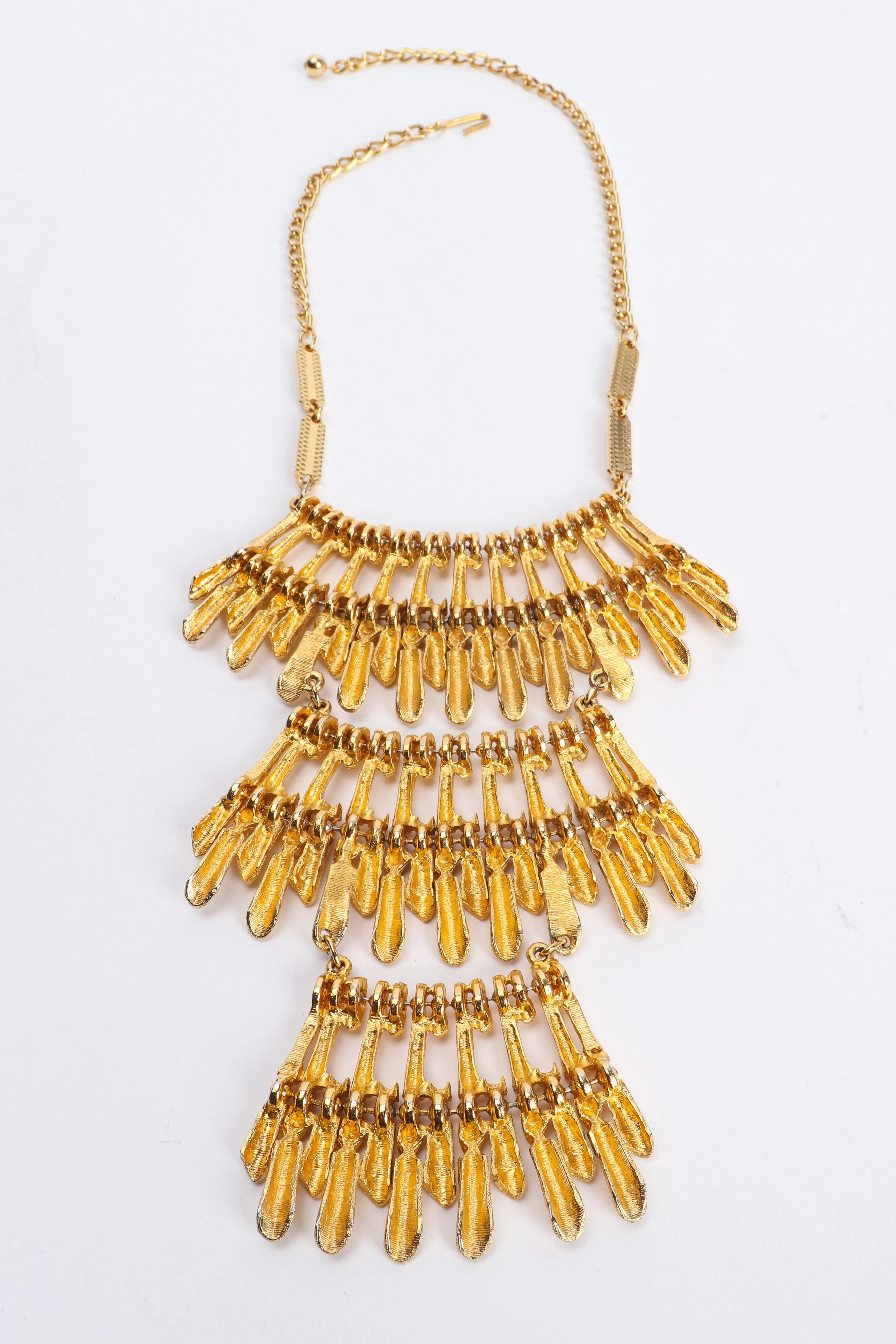 Tiered Burst Bib Necklace