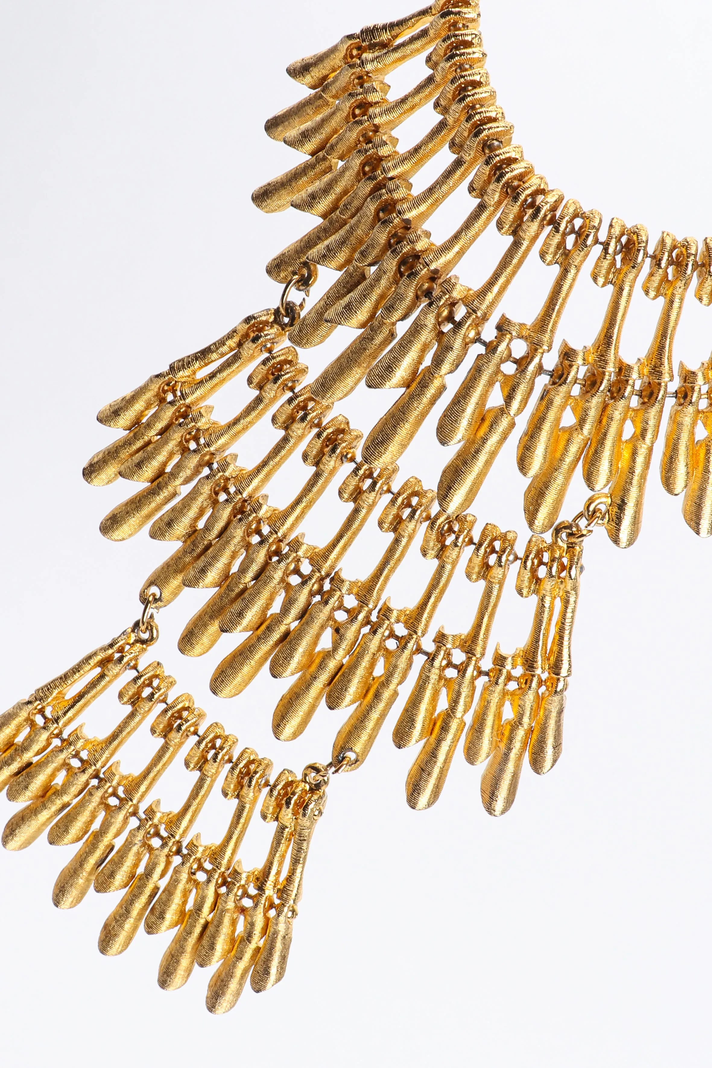 Tiered Burst Bib Necklace