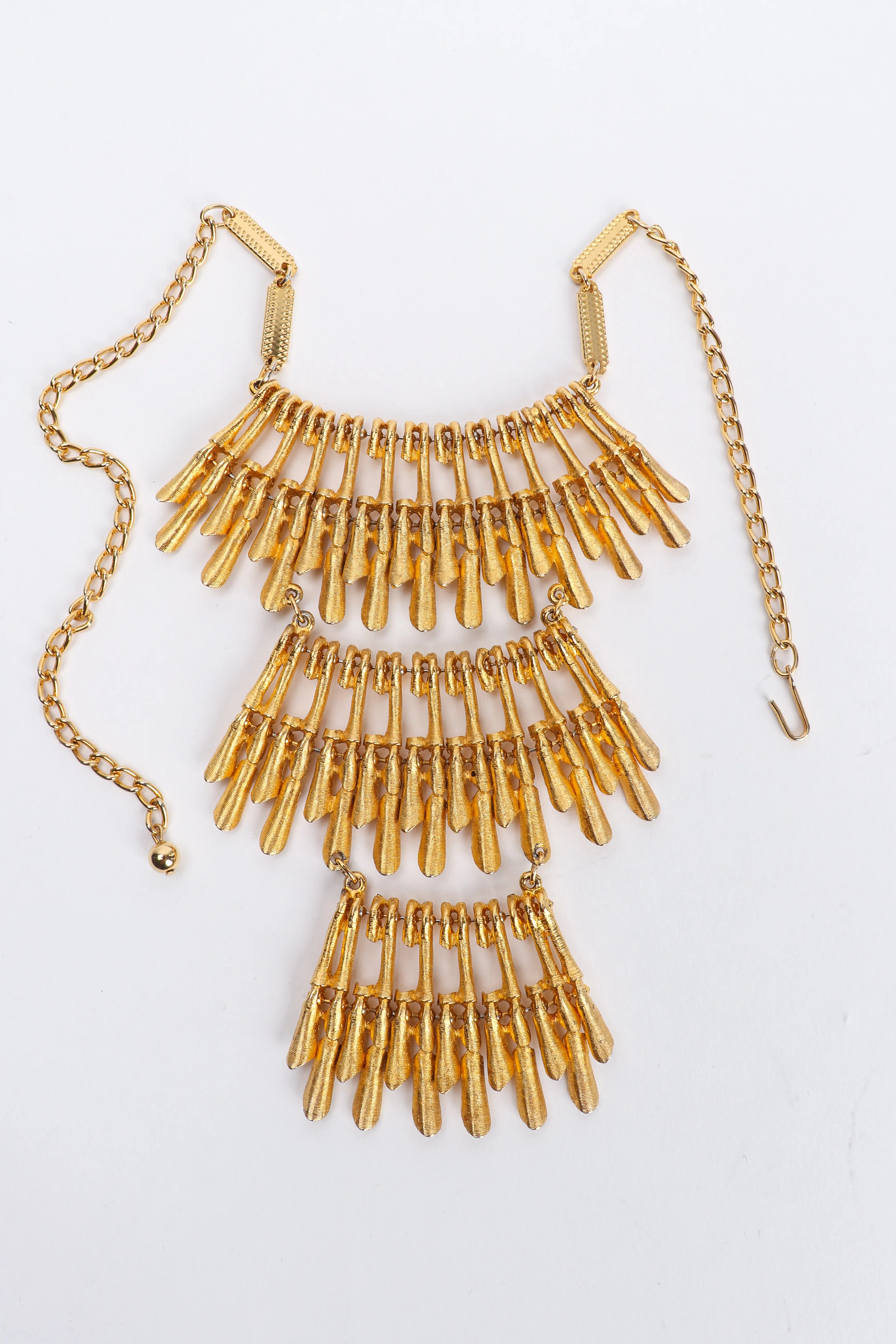 Tiered Burst Bib Necklace