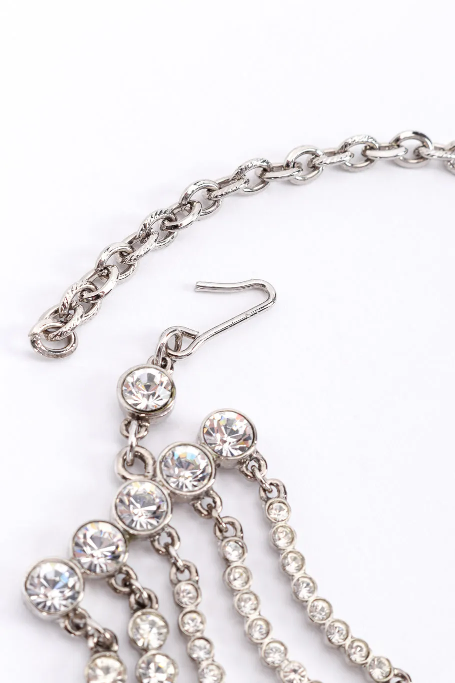 Tiered Crystal Collar Choker