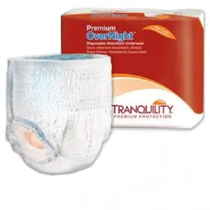 Tranquility Premium OverNight Disposable Absorbent Underwear [PRTCTV UNDRWR OVERNIGHT XS]