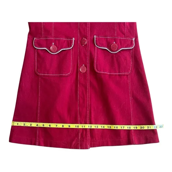 TULLE Women’s Lightweight Red Peacoat Size M