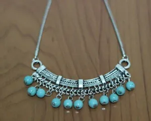 Turquoise Retro Bohemia Necklace