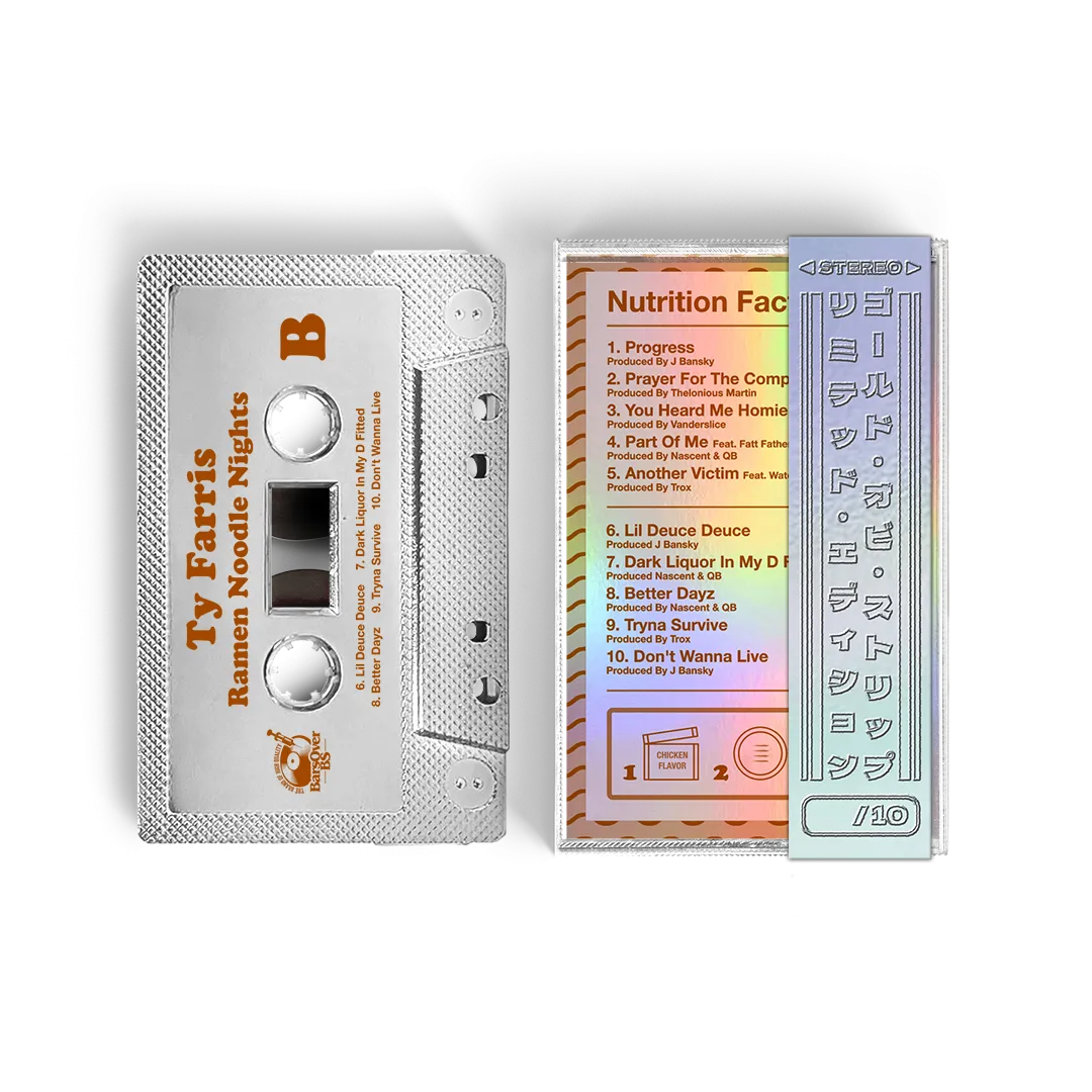 Ty Farris - Ramen Noodle Nights (Retro Holographic Tape) (ONE PER PERSON/HOUSEHOLD)