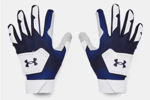 Under Armour Clean Up 21 Youth Batting Glove - Navy/White