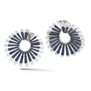Ventaglio Earrings in white gold
