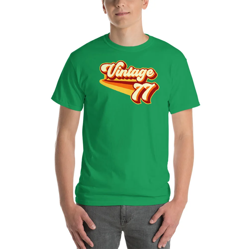 Vintage 1977 Warm Retro Lines CLASSIC FIT Short-Sleeve T-Shirt
