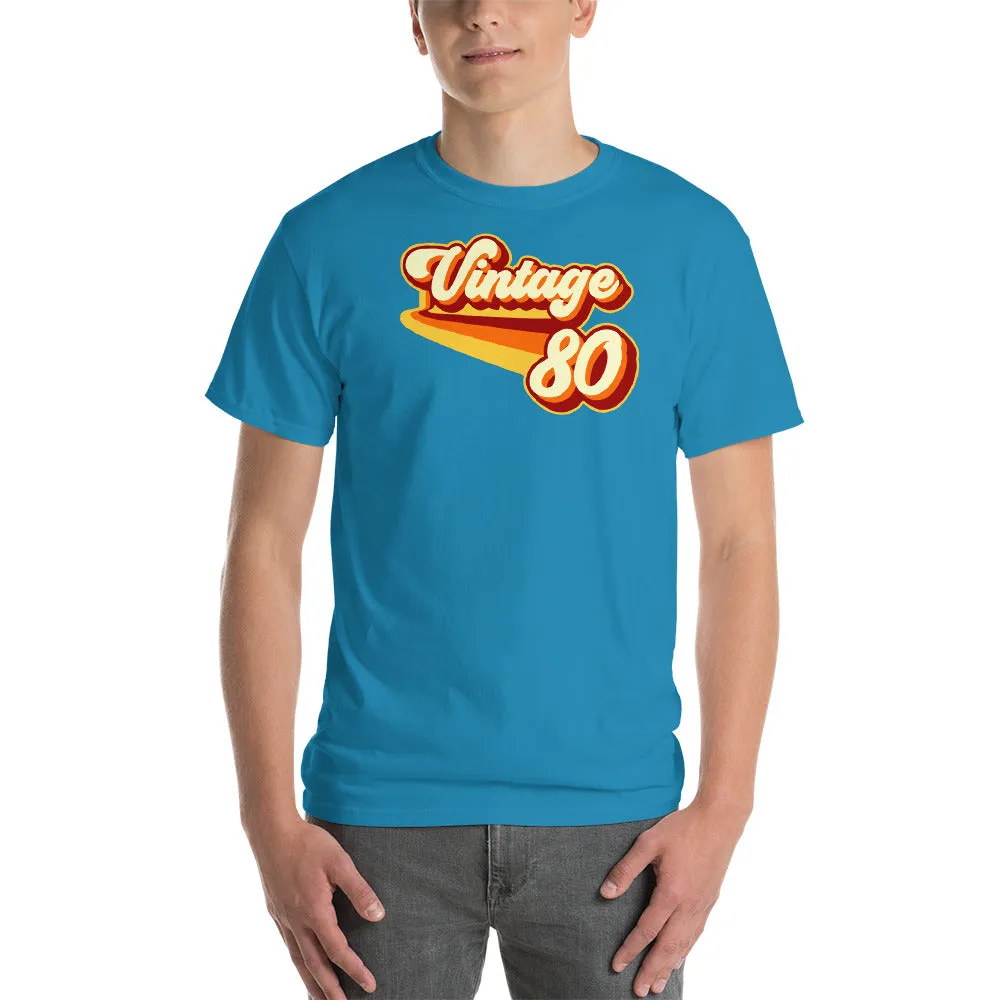Vintage 1980 Warm Retro Lines CLASSIC FIT Short-Sleeve T-Shirt