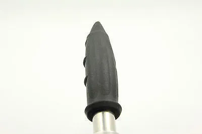 Vintage Bicycle Bike Grips Black 22.2mm Anti-Slip Flat Bar Rubber