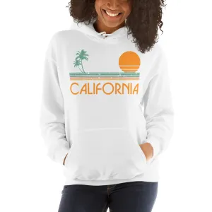 Vintage California Sunset Hooded Sweatshirt