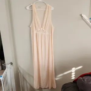 Vintage Nightgown Elegant Maxi Nightgown Dress Camisole House Dress Gown Lace