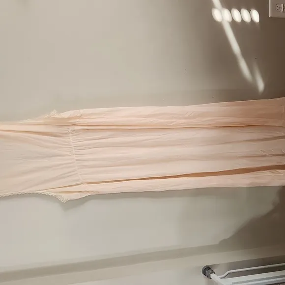 Vintage Nightgown Elegant Maxi Nightgown Dress Camisole House Dress Gown Lace