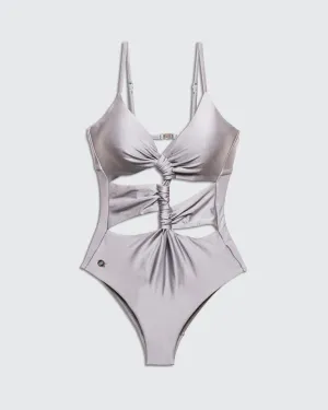 Wave One Piece Shiny Silver