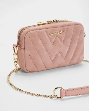 WEAT - BELT BAG SUEDE ROSE