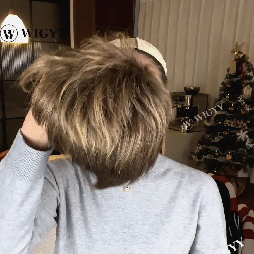 Wigyy Pixie Cut Hairstyles Daily Use Straight Elegant Wigs