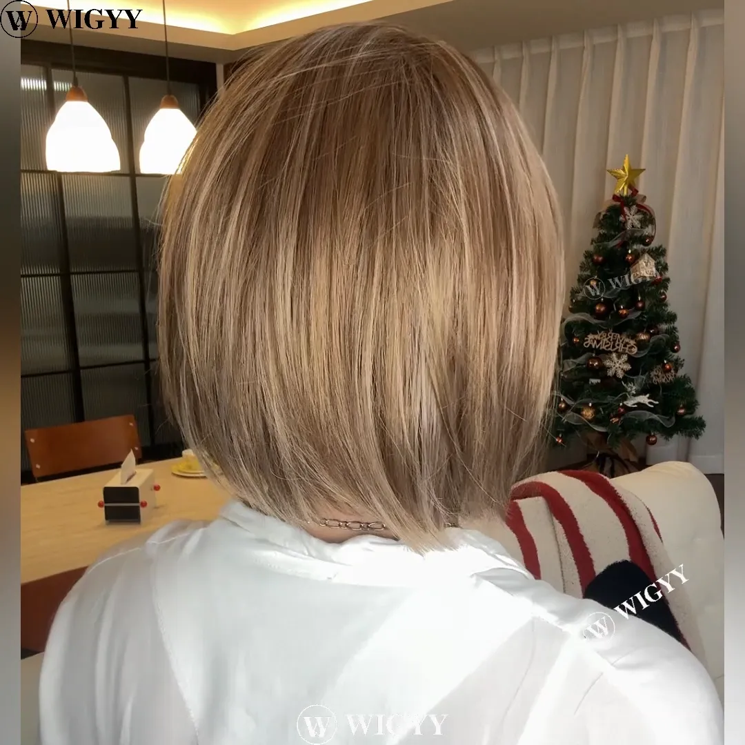 Wigyy Straight Cute Elegant Wig for Daily Use