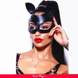 Woman Sexy Elegant Black Cat Eye Mask Egypt