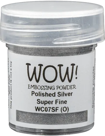 WOW Embossing Powder Metallic Polished Silver Super Fine