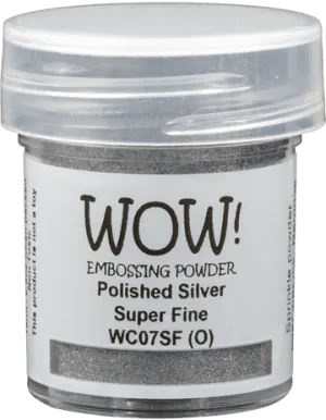 WOW Embossing Powder Metallic Polished Silver Super Fine