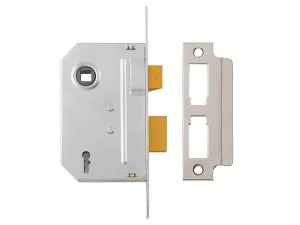 Yale Locks Pm320 3 Lever Mortice Sashlock Polished Chrome 65Mm 2.5In